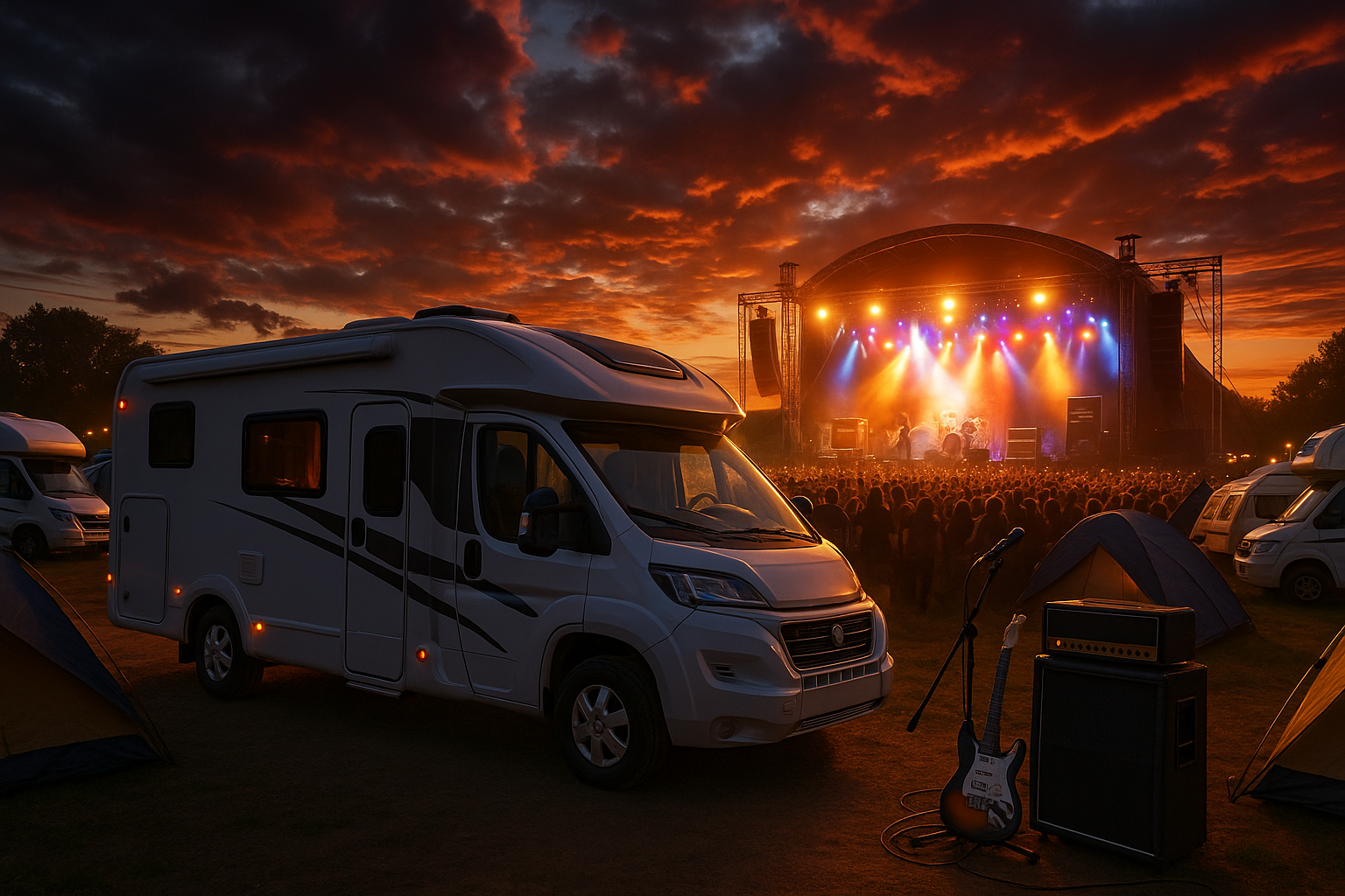 Podróżujesz na festiwal samochodem kempingowym?