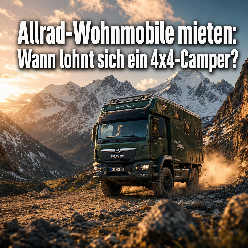 Louer un camping-car 4x4 : quand un camping-car 4x4 est-il intéressant ?