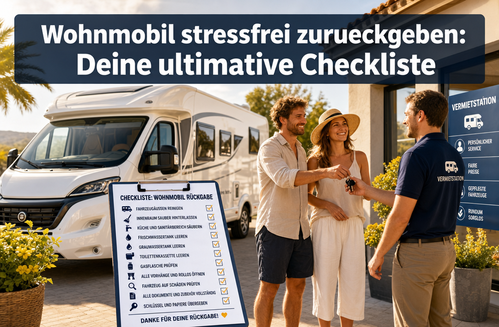 Returning the motorhome: How to avoid stress at the end of your holiday