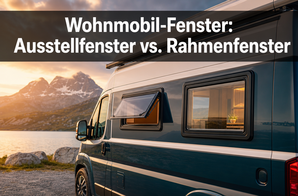 Fenêtres de camping-car : Fenêtres à projection vs. fenêtres à cadre