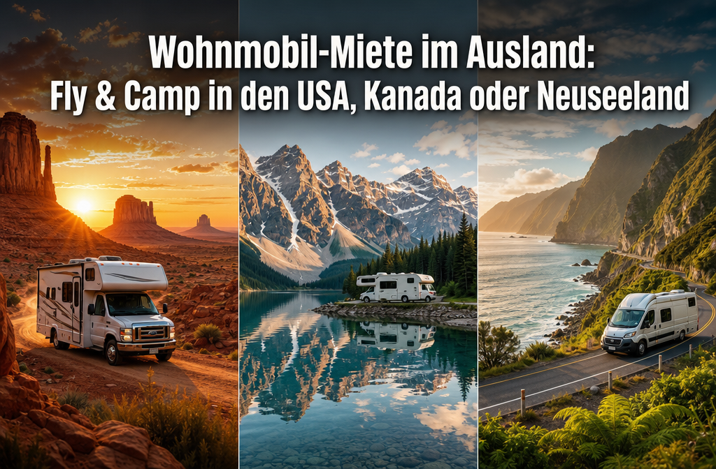 Camper huren in het buitenland: Fly & Camp in de VS, Canada of Nieuw-Zeeland