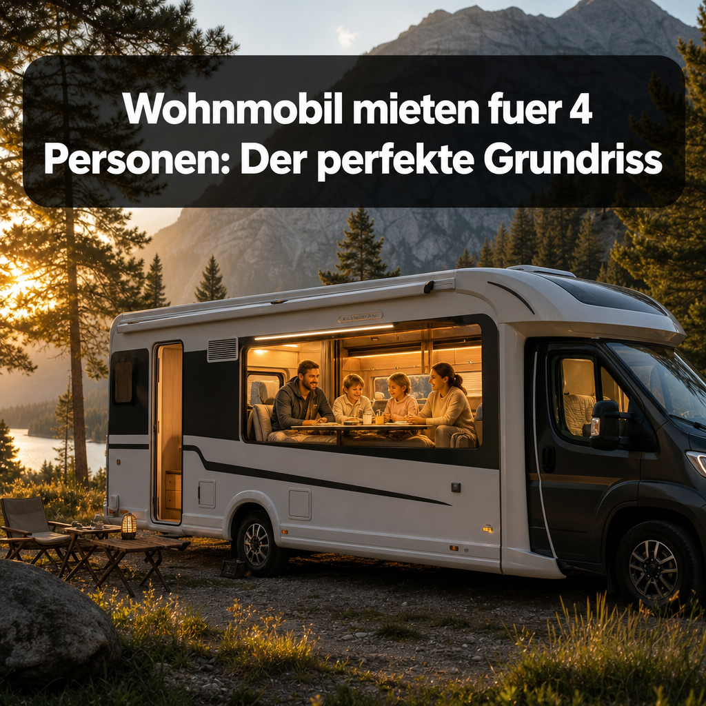 Louer un camping-car pour 4 personnes : voici la répartition idéale des plans