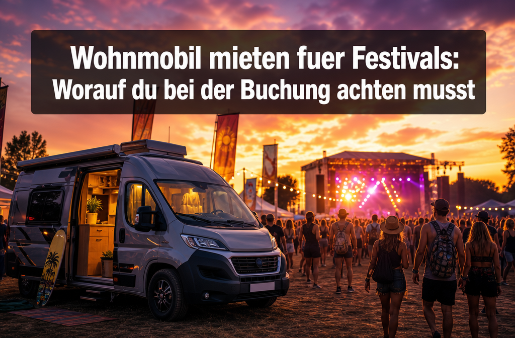 Louer un camping-car pour les festivals : ce à quoi il faut faire attention lors de la réservation