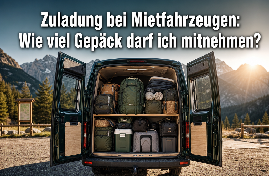 Charge utile des véhicules de location : combien de bagages puis-je emporter ?
