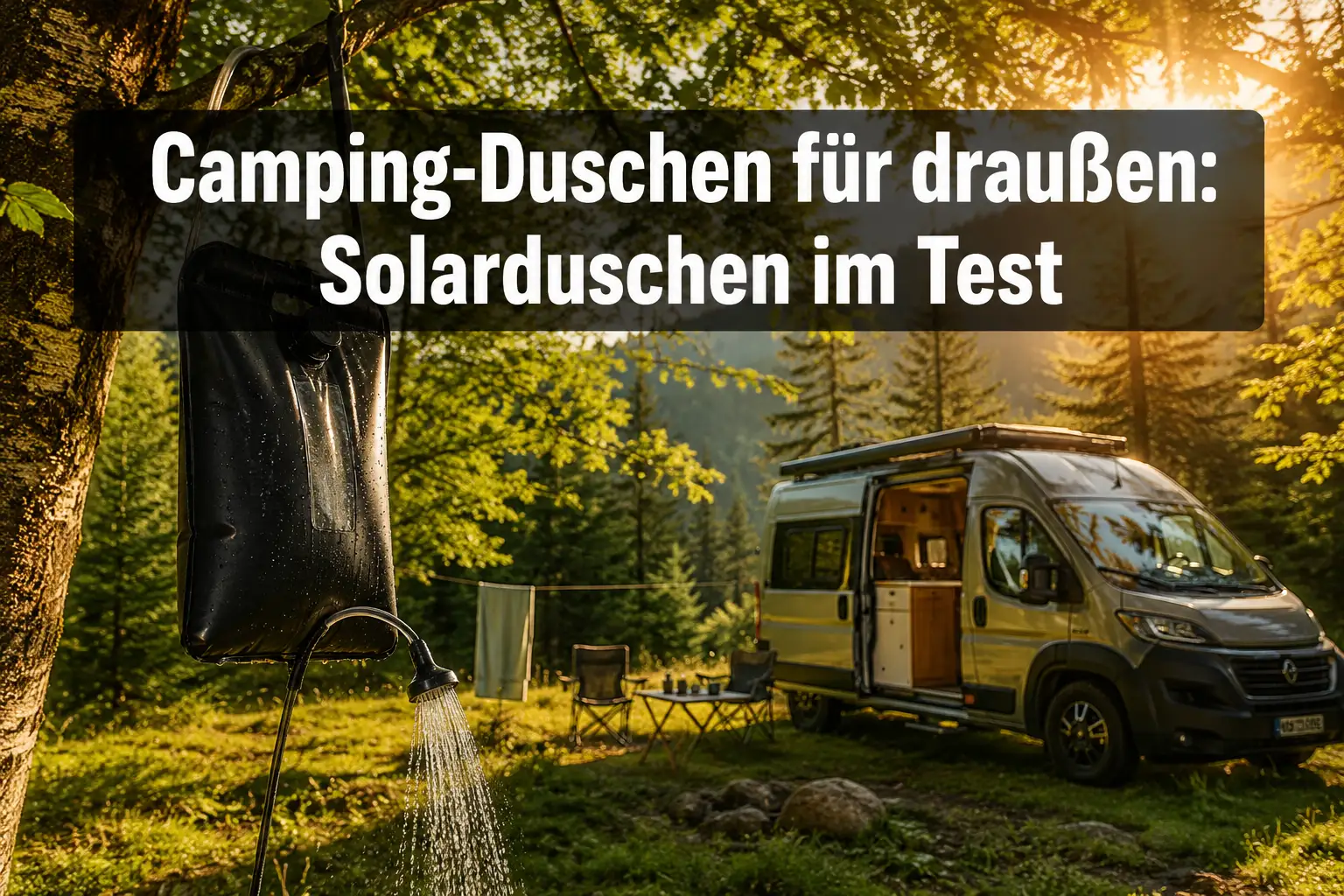 Duchas de camping para exteriores: Duchas solares en la prueba 2026