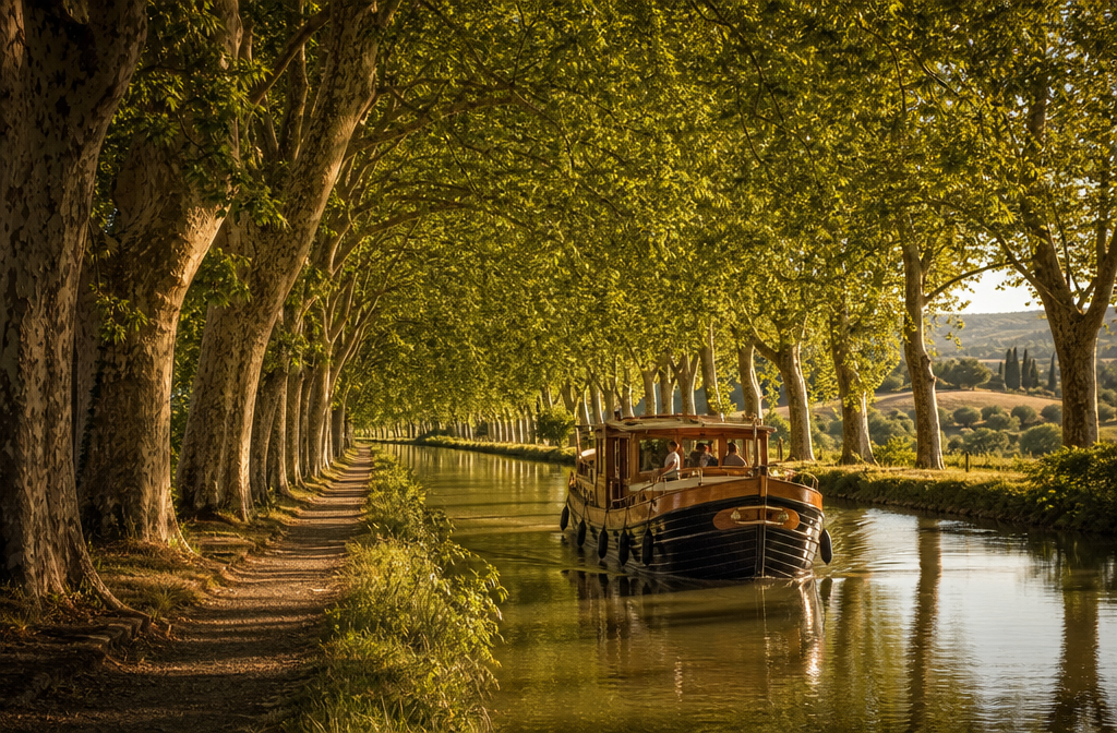 Husbådsferie i Frankrig: På Canal du Midi