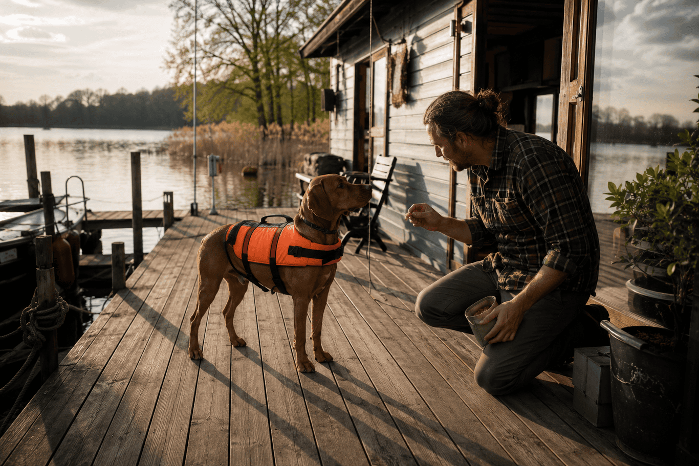 Hvad du skal være opmærksom på, når du sejler husbåd med hund