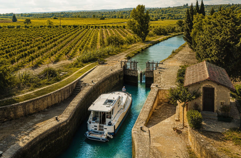 Was ist ein Hausboot und wie funktioniert es auf dem Canal du Midi?