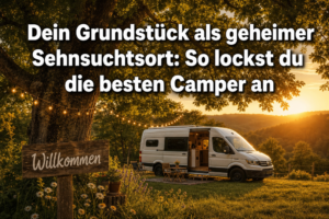Dein Grundstück als geheimer Sehnsuchtsort: So lockst du die besten Camper an