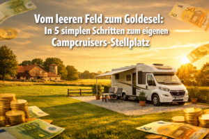 Vom leeren Feld zum Goldesel: In 5 simplen Schritten zum eigenen Campcruisers-Stellplatz