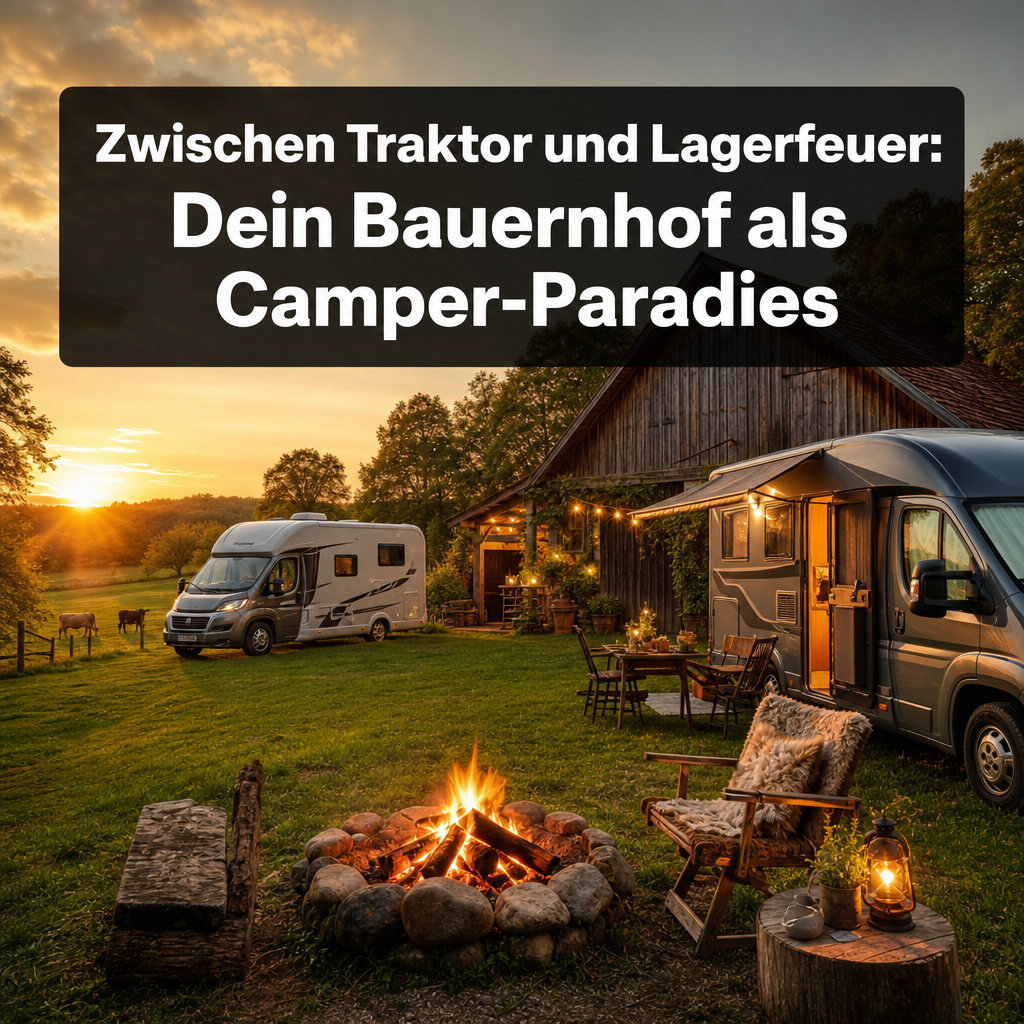 Zwischen Traktor und Lagerfeuer: So machst du deinen Bauernhof mühelos zum Camper-Paradies